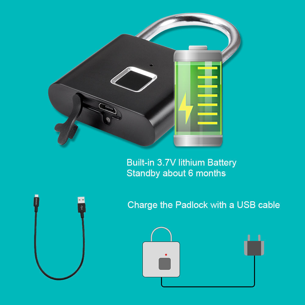 Smart Fingerprint Padlock.